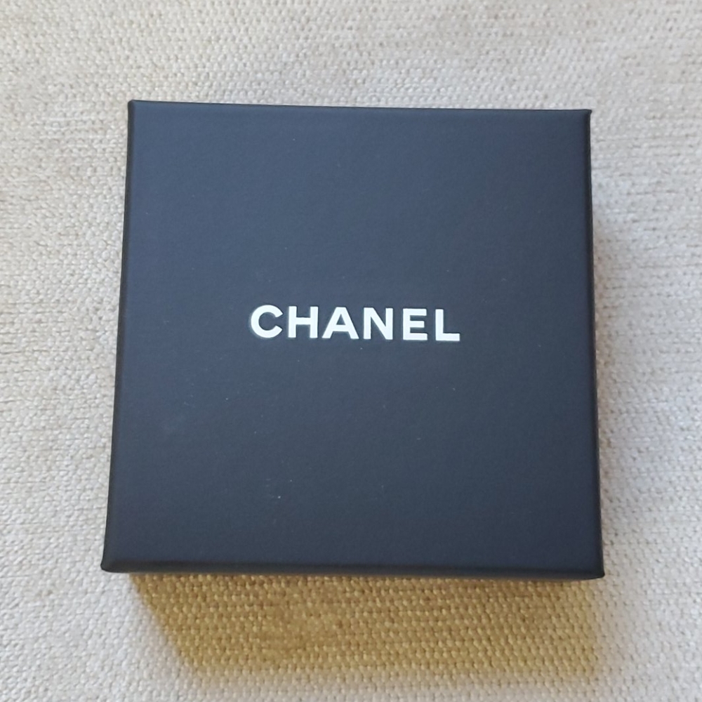 CHANEL BOX ONLY - Black 3.5 X 3.5inches